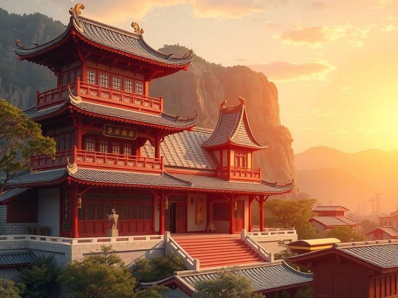 天津城市景观与数字化元素融合